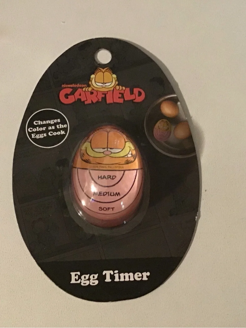 Garfield Egg Timer - Pink Novelty Kitchen Timer